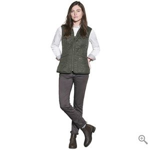 Barbour Betty Gilet Vest Army Green